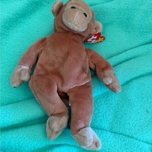 Ty Brown Monkey Beanie Baby